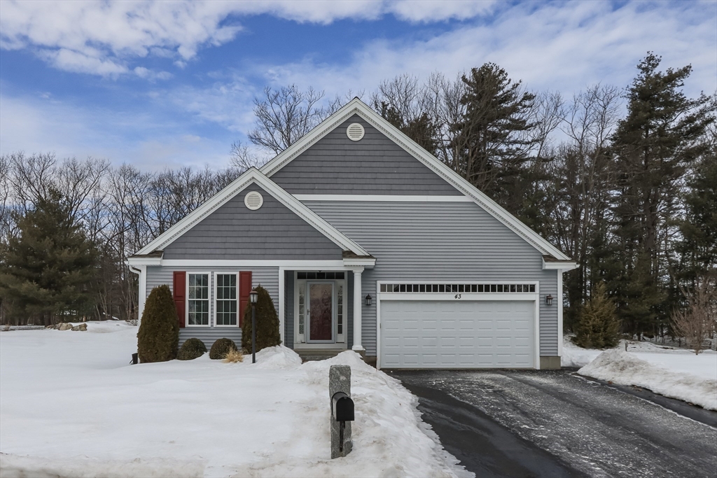 43 Old Mill Circle Westminster, MA 01473 - Photo 27 of 30 a view of a house with a yard covered in snow