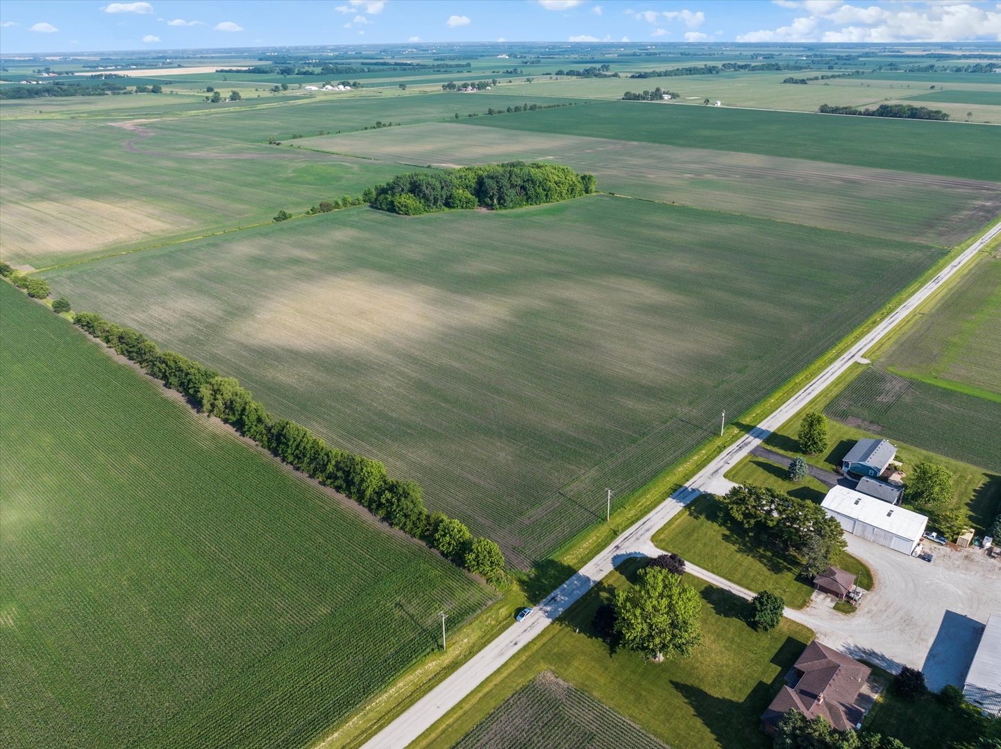 0 South Warner Bridge Road Wilmington, IL 60481 - Photo 8 of 16 a view of a lake with a big yard