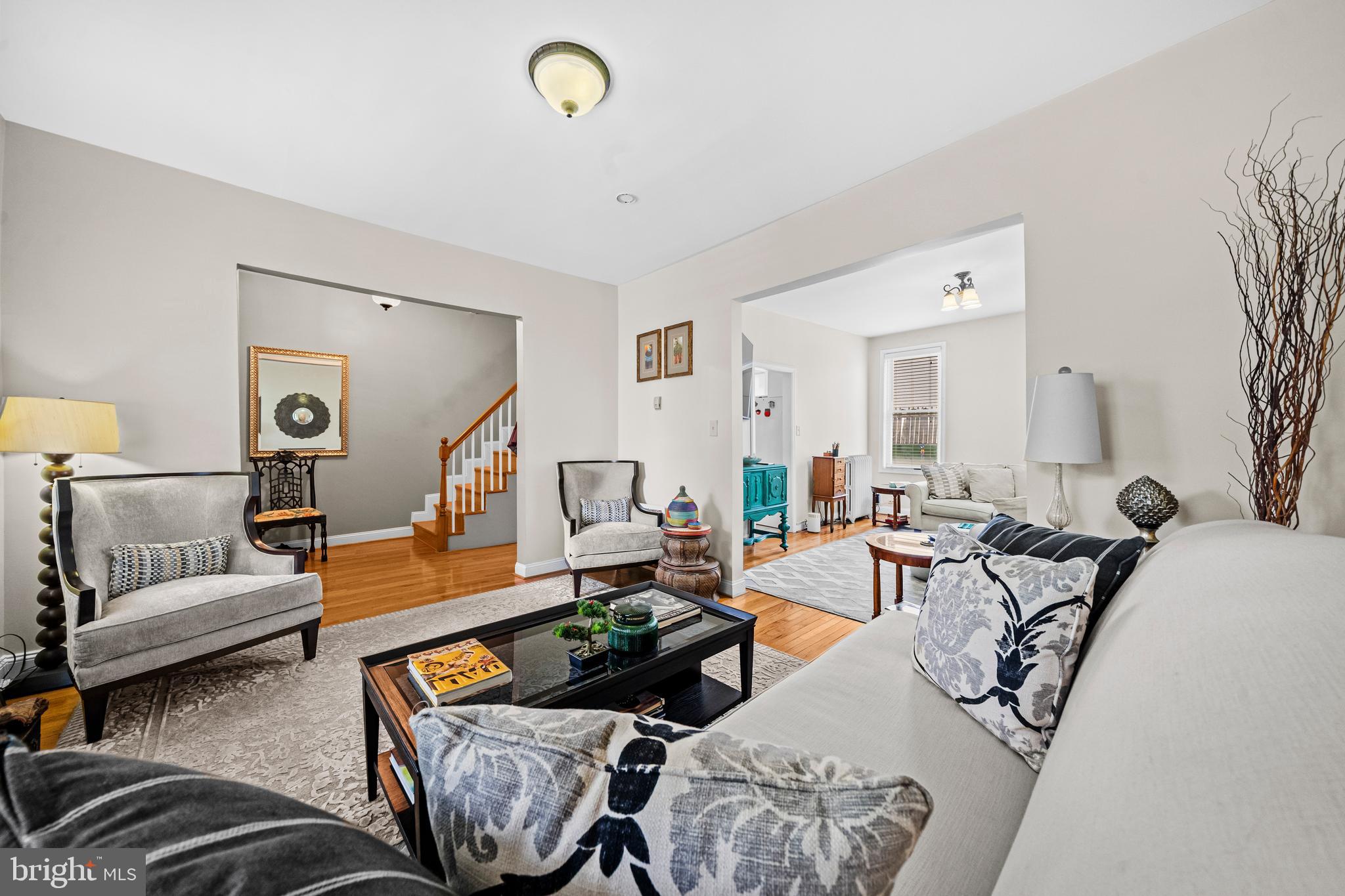 504 Kenyon Street Northwest Washington, DC 20010 - Photo 5 of 38 a living room with furniture and a couch