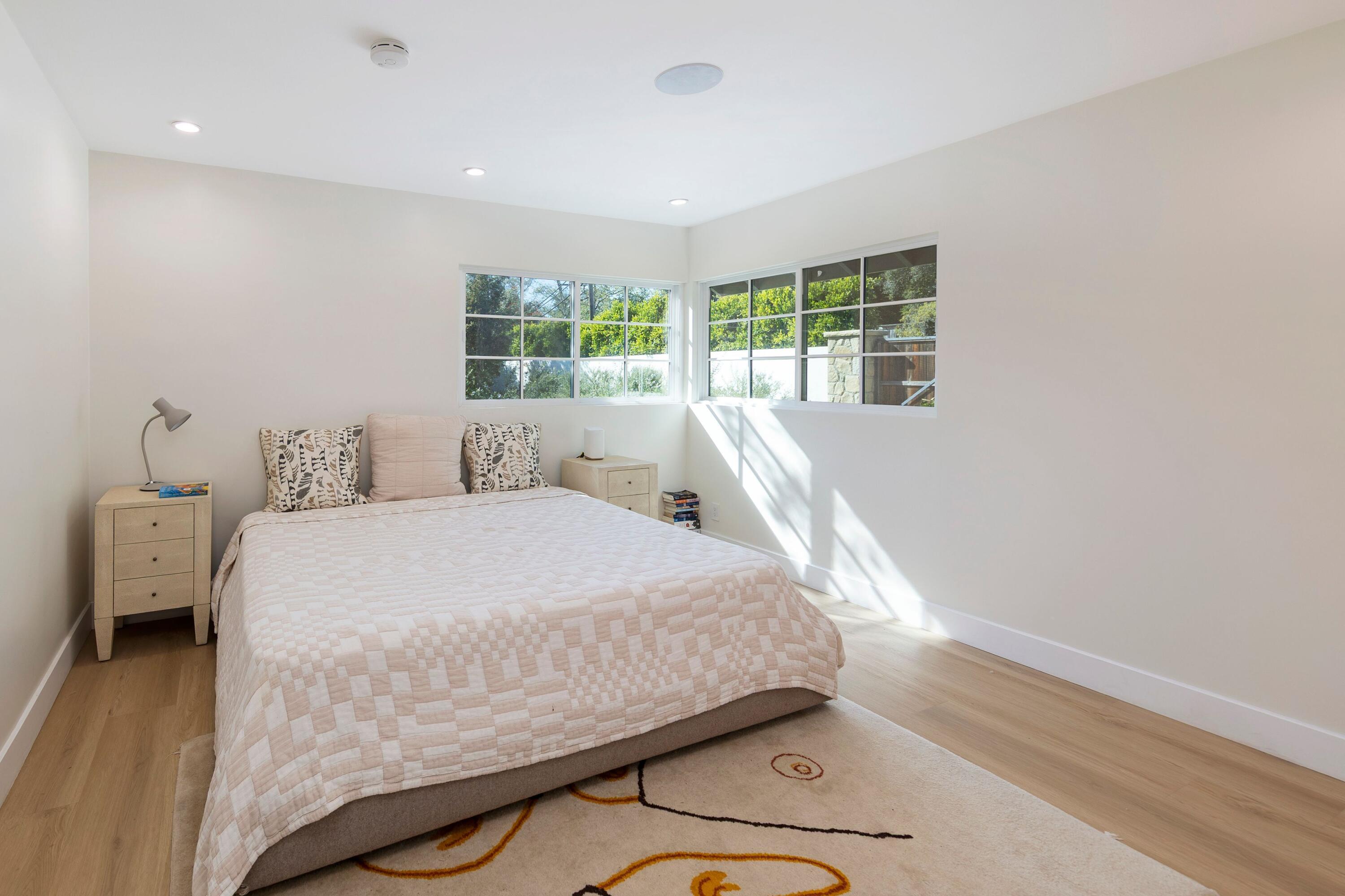 487 Hot Springs Road Santa Barbara, CA 93108 - Photo 25 of 47 a bedroom with a bed and a window