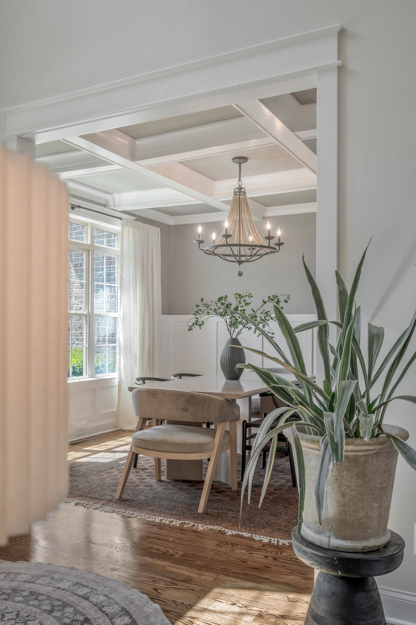 1009 Alpaca Drive Spring Hill, TN 37174 - Photo 14 of 48 a view of a dining room with furniture a chandelier and wooden floor