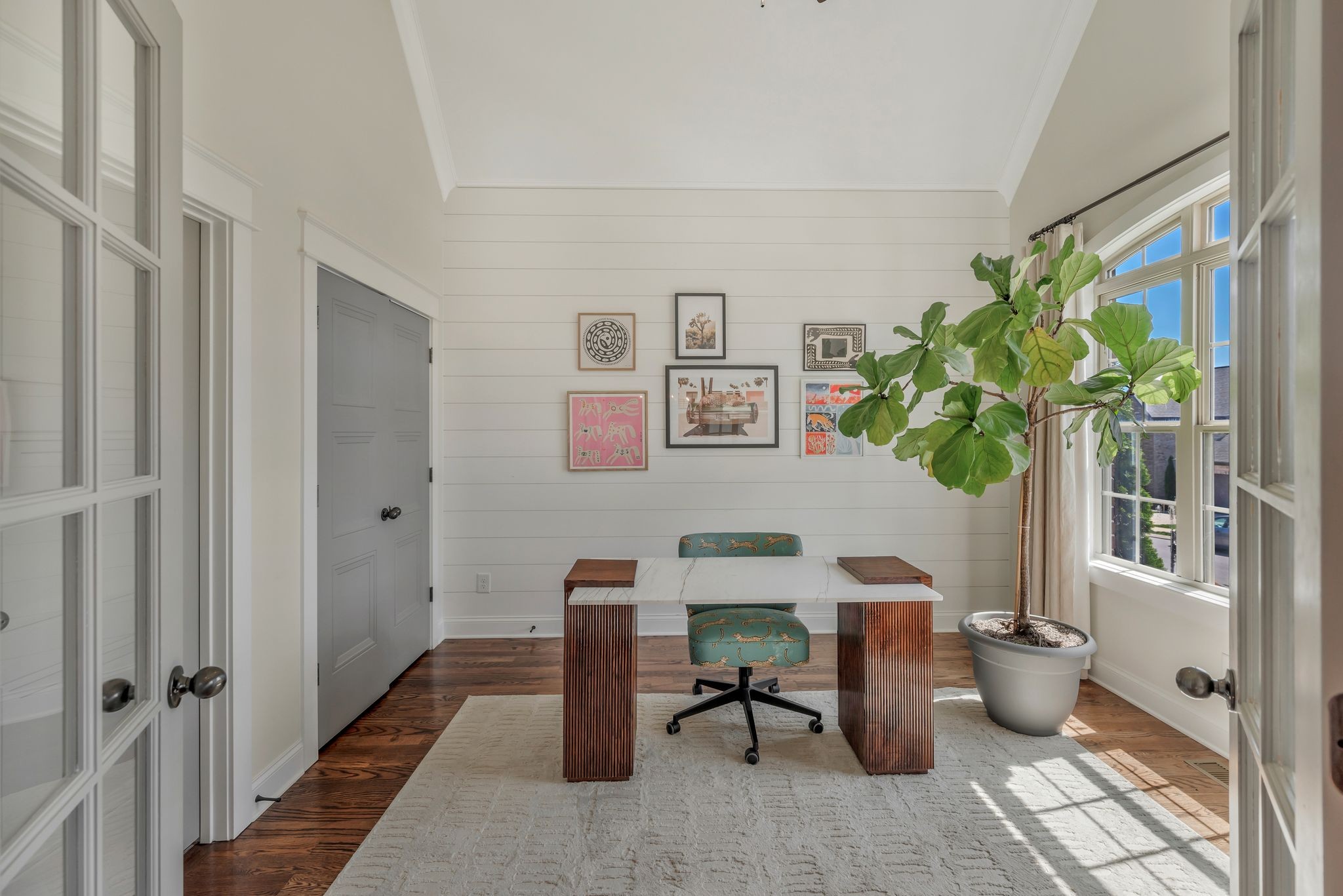 1009 Alpaca Drive Spring Hill, TN 37174 - Photo 16 of 48 a view of a workspace with furniture and a potted plant