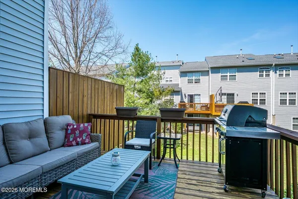 a house view with a seating space