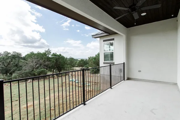 a view of balcony