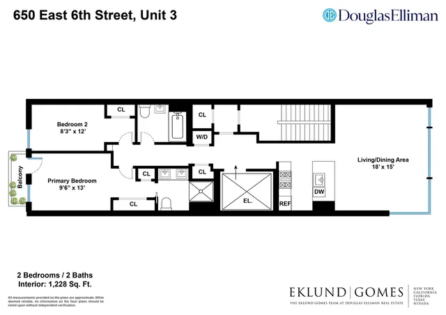 $1,800,000 | 650 East 6th Street, Unit 3 | East Village