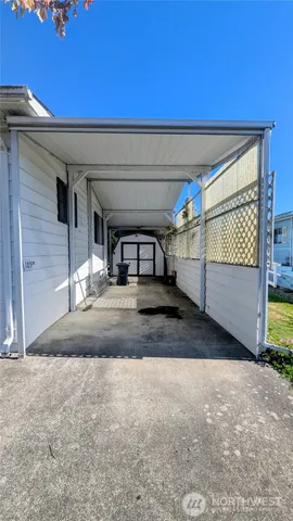 a view of garage