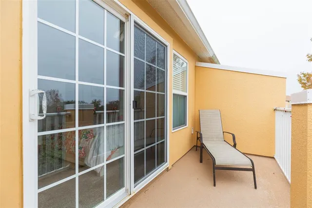 a view of a room with door