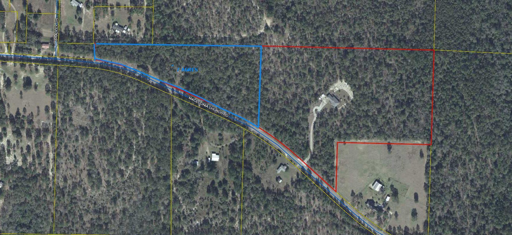 7-acres Macedonia Church Road DeFuniak Springs, FL 32435 - Photo 1 of 5 Marked in BLUE - 7 acres