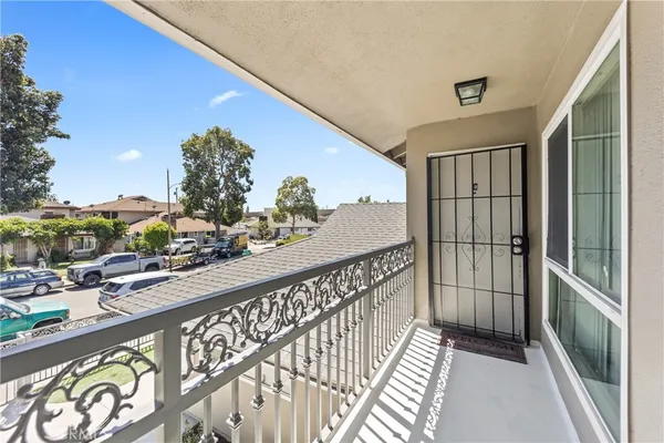 a view of front door