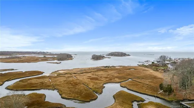 a view of an ocean and beach