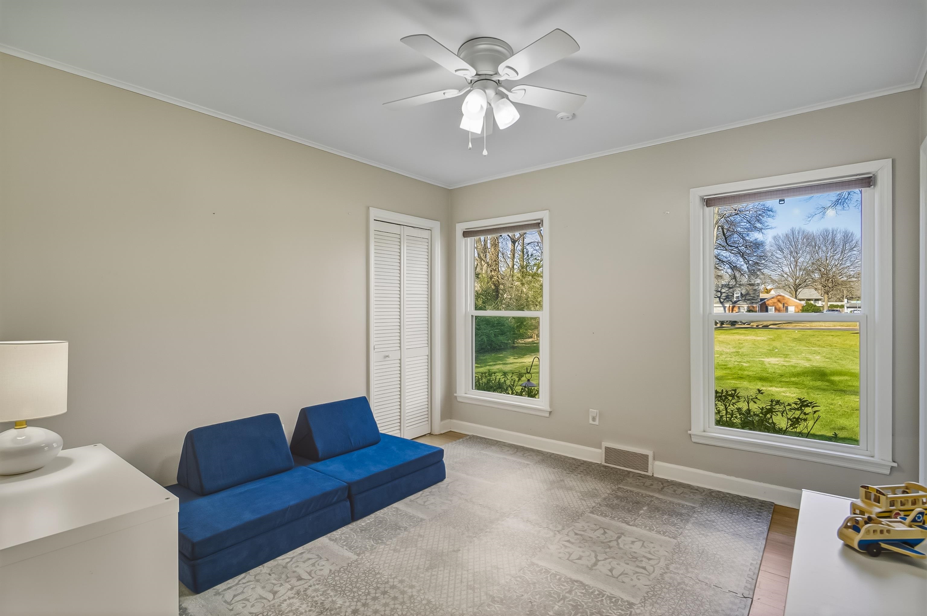 5155 Shady Grove Road Memphis, TN 38117 - Photo 27 of 40 Unfurnished room with crown molding and a ceiling fan
