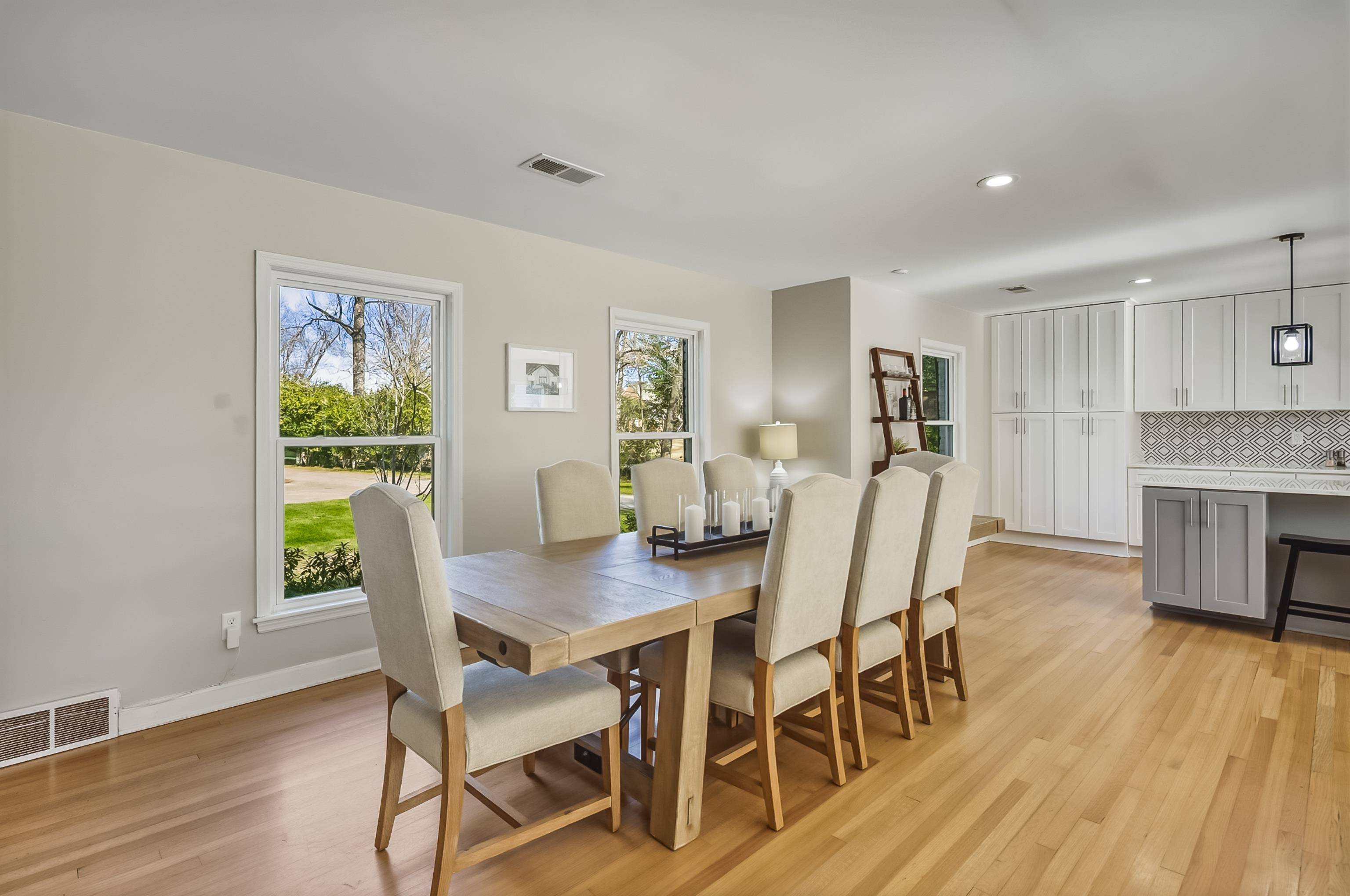5155 Shady Grove Road Memphis, TN 38117 - Photo 7 of 40 Dining space with light wood-style flooring, plenty of natural light, and recessed lighting