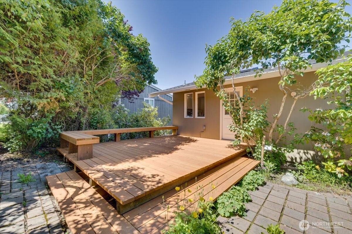 2606 49th Place Southwest Everett, WA 98203 - Photo 27 of 37 a view of a backyard with sitting area