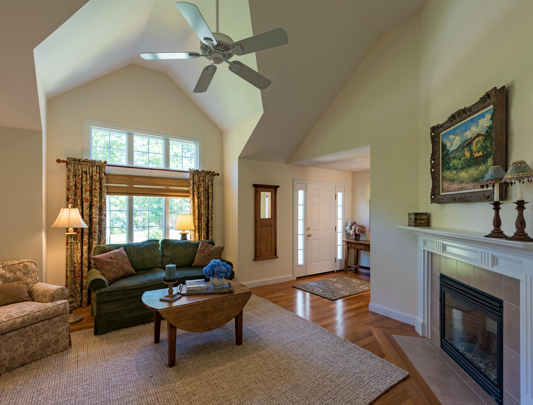 62 Sea Robin Road Osterville, MA 02655 - Photo 3 of 30 a living room with furniture a window and a fireplace