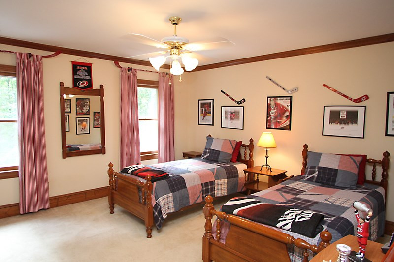 12332 Galway Drive Raleigh, NC 27613 - Photo 17 of 25 First of the two bedrooms upstairs - large - spacious and plenty of closet space Bedroom