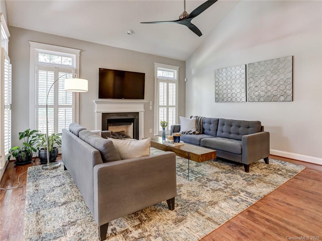 3384 Richard's Crossing Fort Mill, SC 29708 - Photo 19 of 48 a living room with furniture and a fireplace