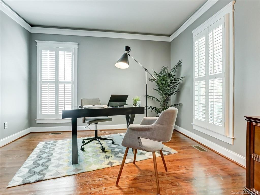 3384 Richard's Crossing Fort Mill, SC 29708 - Photo 10 of 48 a workspace with furniture window and wooden floor