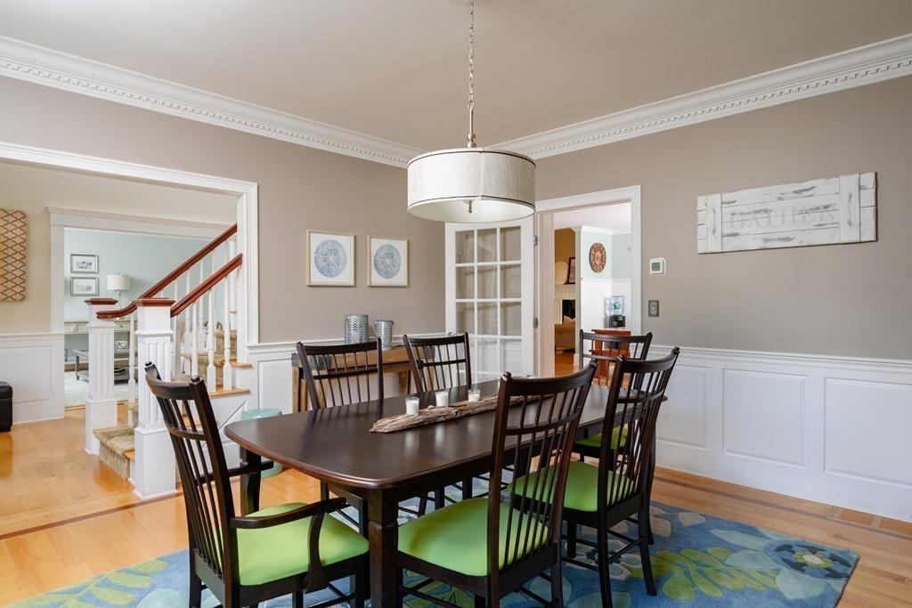 3 Lily Pond Lane Hingham, MA 02043 - Photo 16 of 42 a view of a dining room with furniture and wooden floor