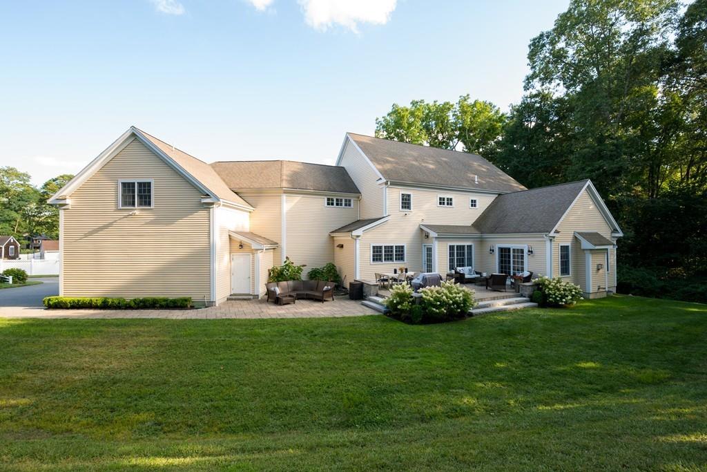 3 Lily Pond Lane Hingham, MA 02043 - Photo 39 of 42 a front view of house with yard and green space