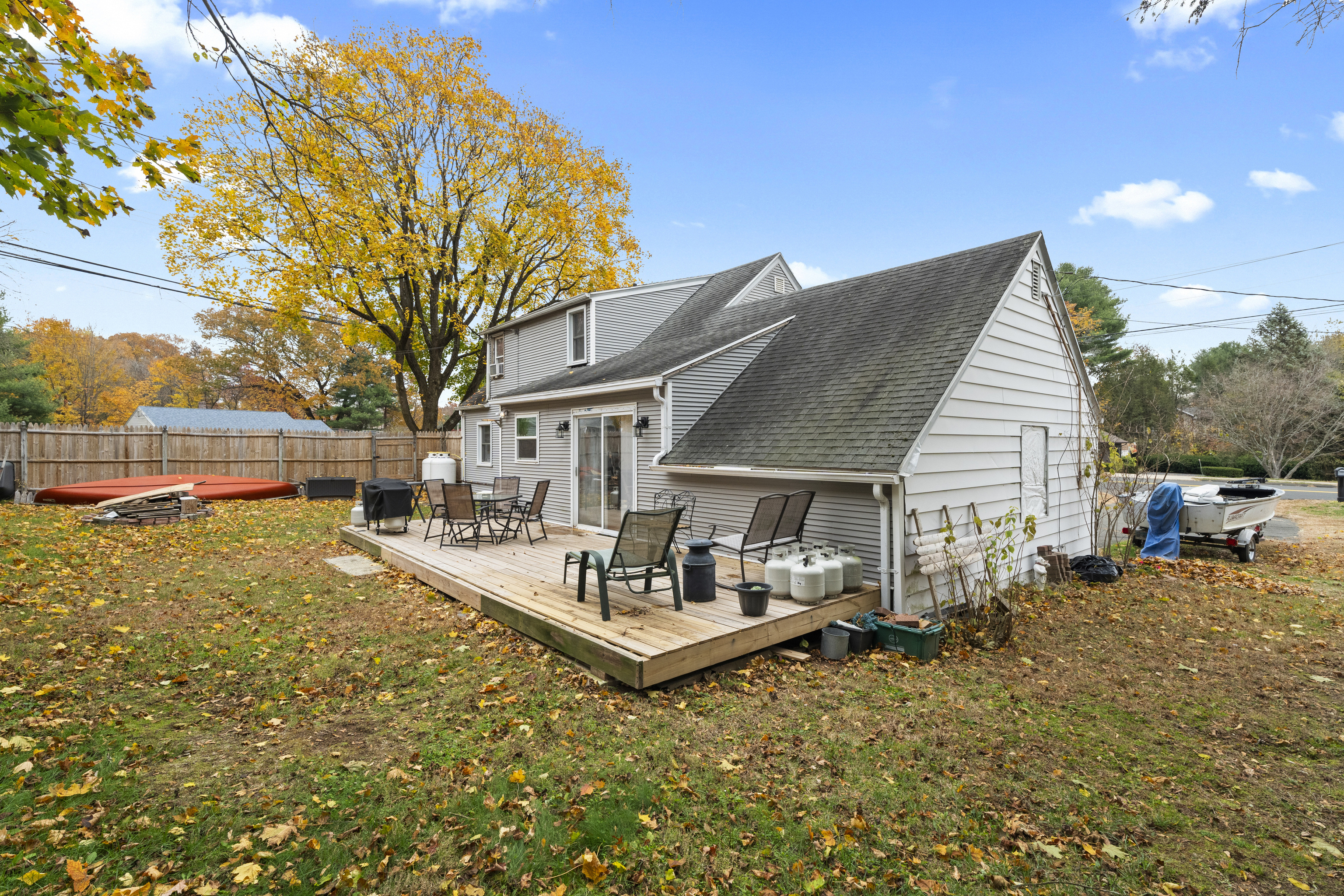 101 Pool Road North Haven, CT 06473 - Photo 21 of 23 a view of a house with backyard porch and sitting area