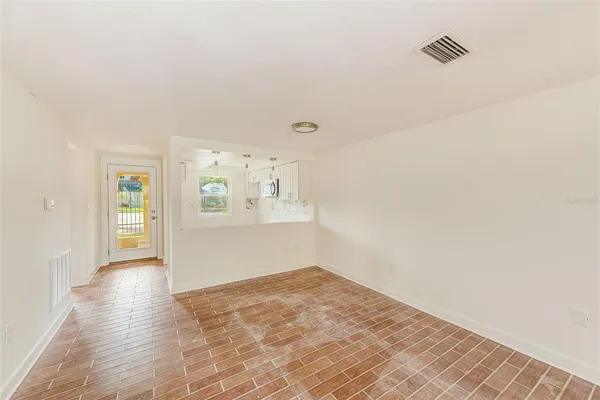 a view of an empty room