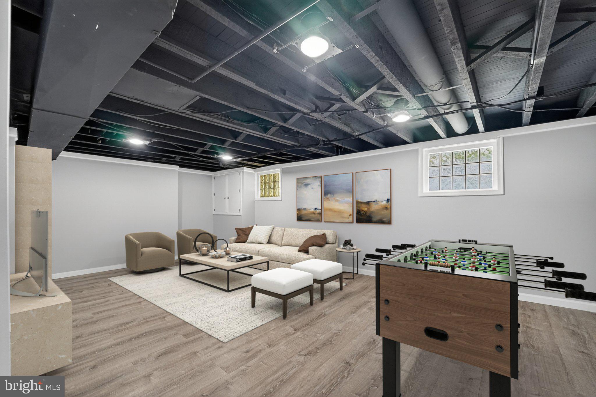 5312 Catalpha Road Baltimore, MD 21214 - Photo 43 of 59 Spacious basement retreat for leisure.