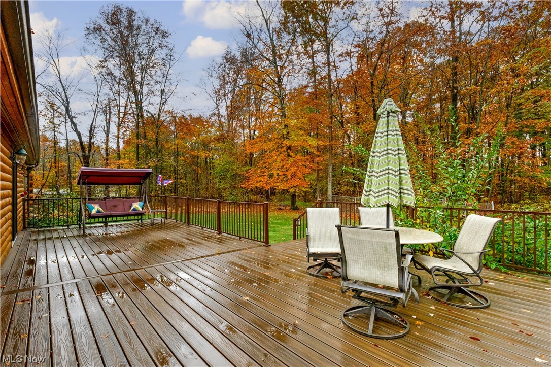 4308 Lyntz Road Warren, OH 44481 - Photo 30 of 34 View of wooden deck