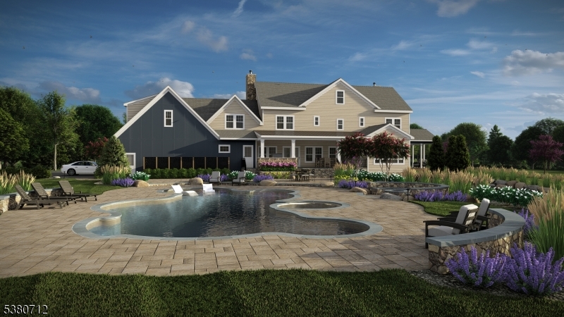 134 Hillsborough Road Hillsborough, NJ 08844 - Photo 41 of 50 a front view of a house with swimming pool