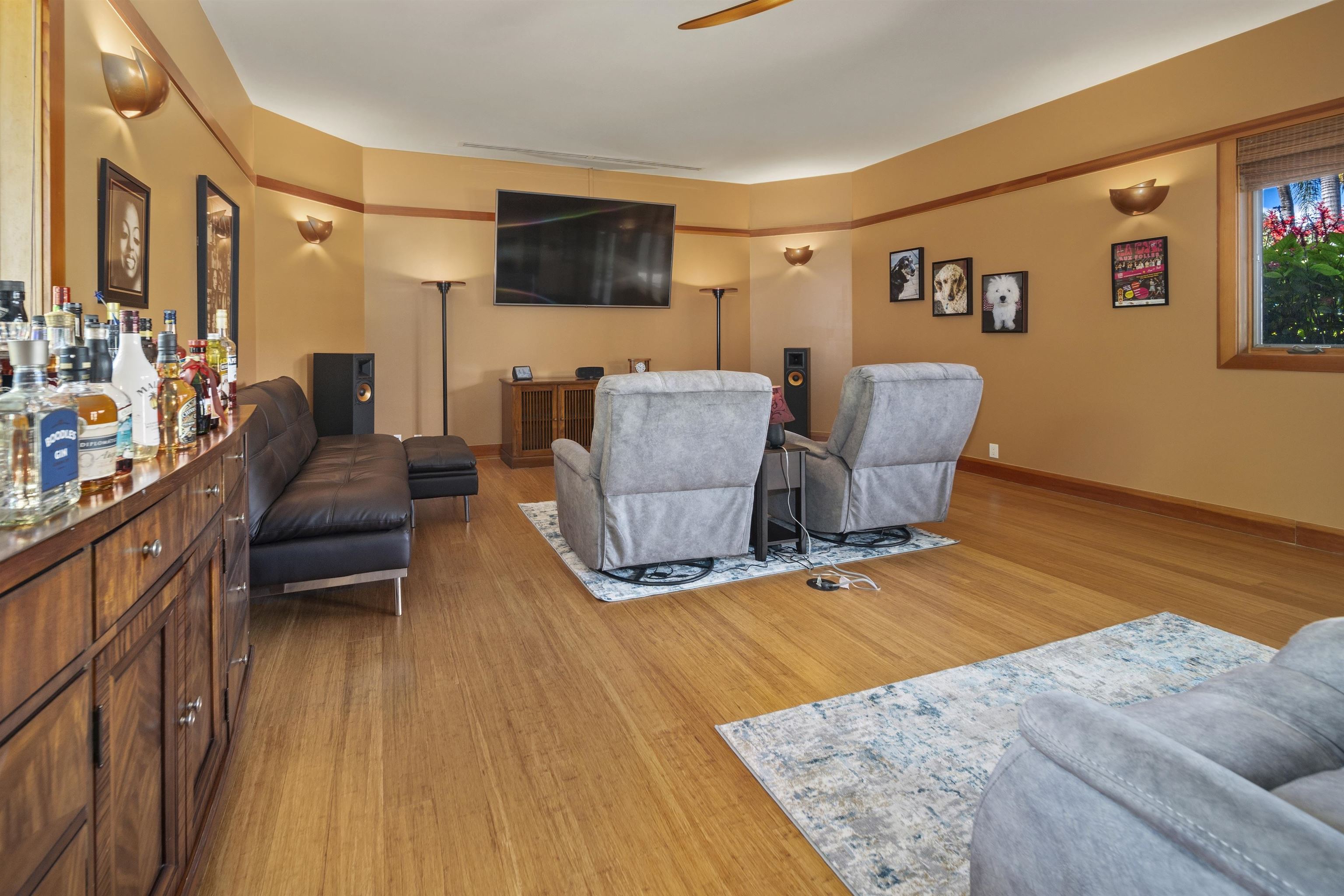 400 Mehana Road Haiku, HI 96708 - Photo 40 of 50 a living room with furniture and a flat screen tv