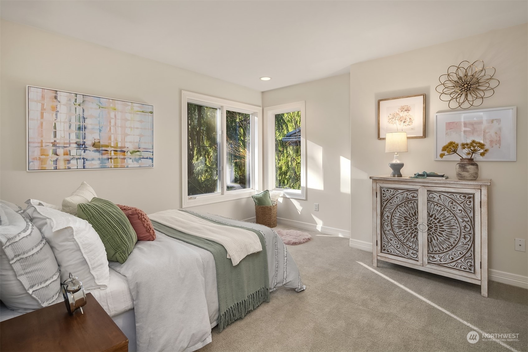 4452 Ferncroft Road Mercer Island, WA 98040 - Photo 29 of 39 a bedroom with a bed a dresser and next to a window