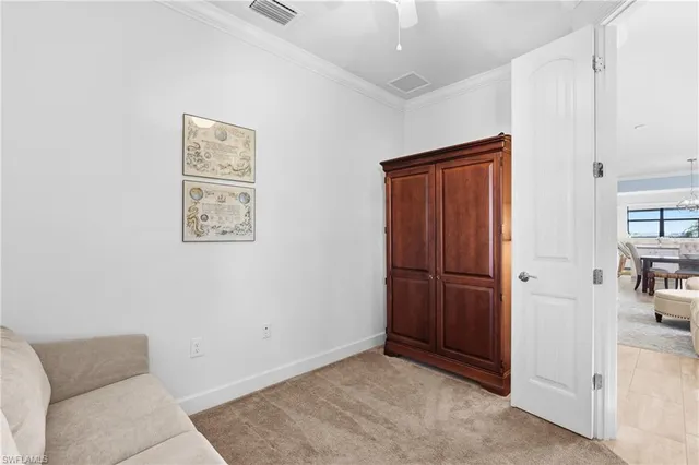 a view of a balcony with an outdoor space