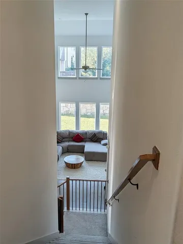 a bathroom with a double vanity sink and mirror