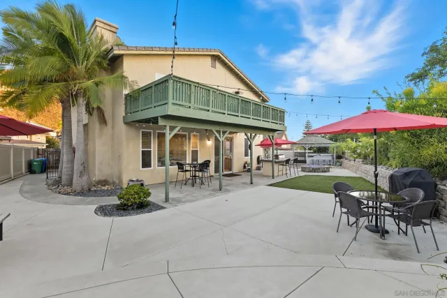 a view of a cafe with sitting area