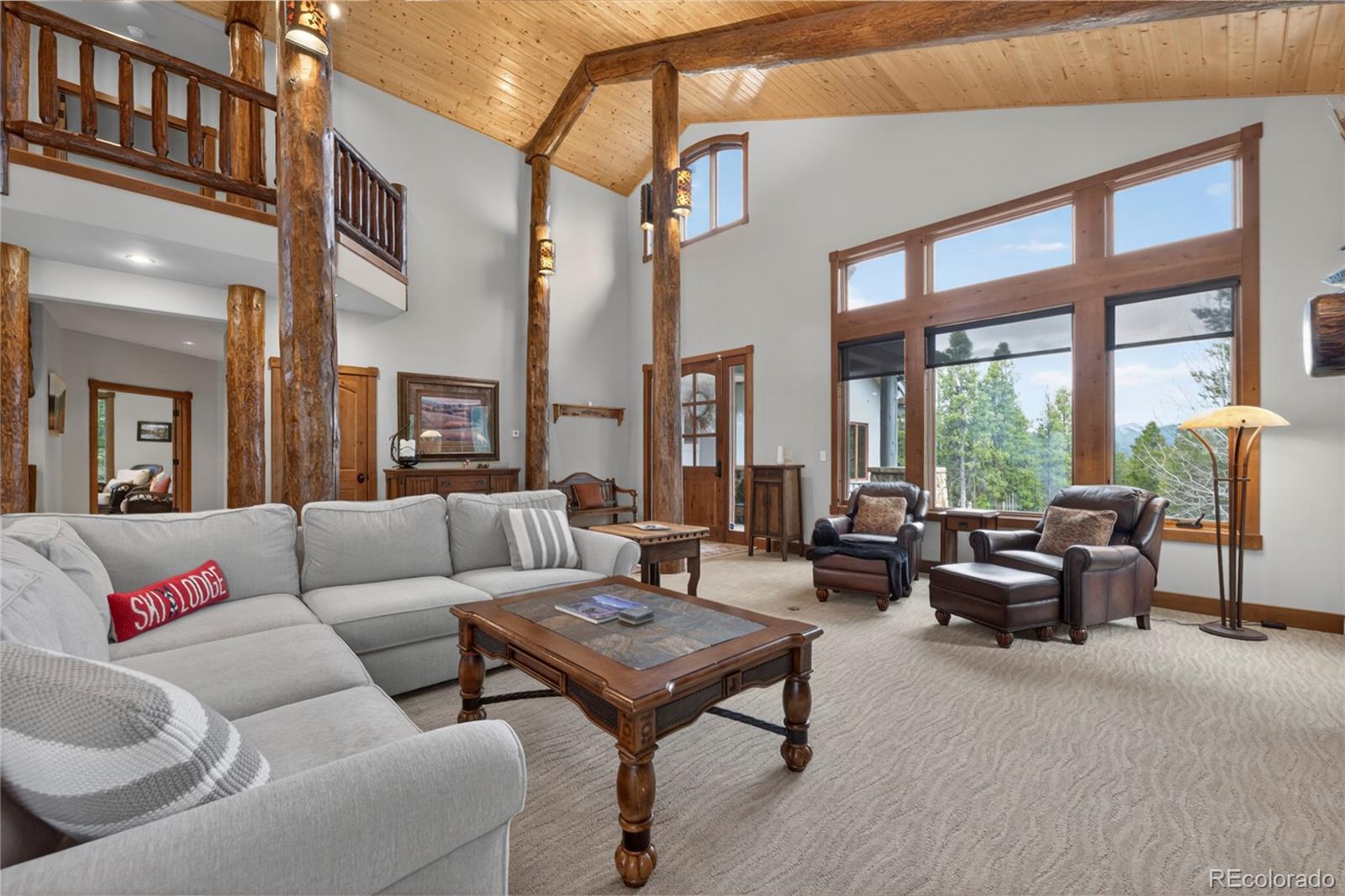 148 County Road Tabernash, CO 80478 - Photo 4 of 45 a living room with furniture and a large window