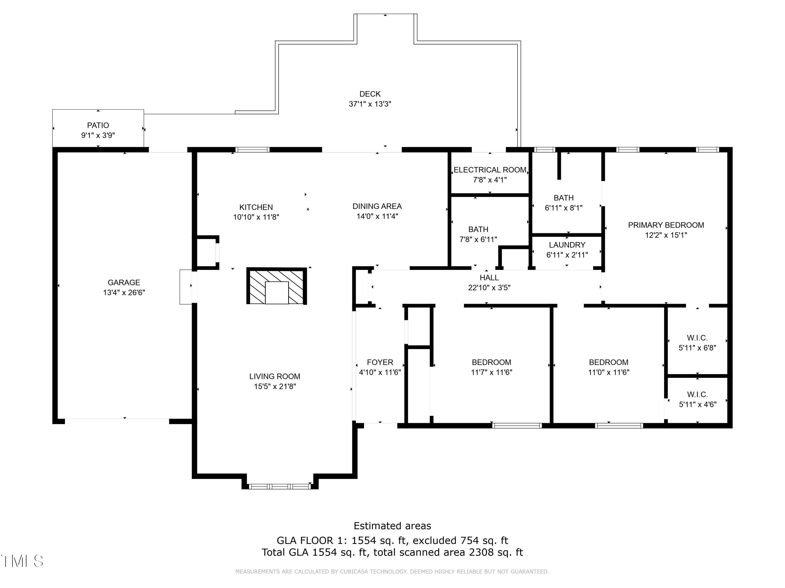 5404 Old Towne Road Raleigh, NC 27612 - Photo 41 of 41 1-Floorplan_1