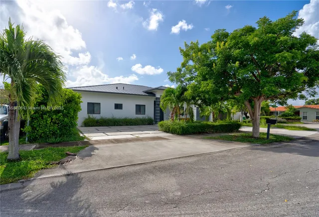 a view of kitchen island and hall
