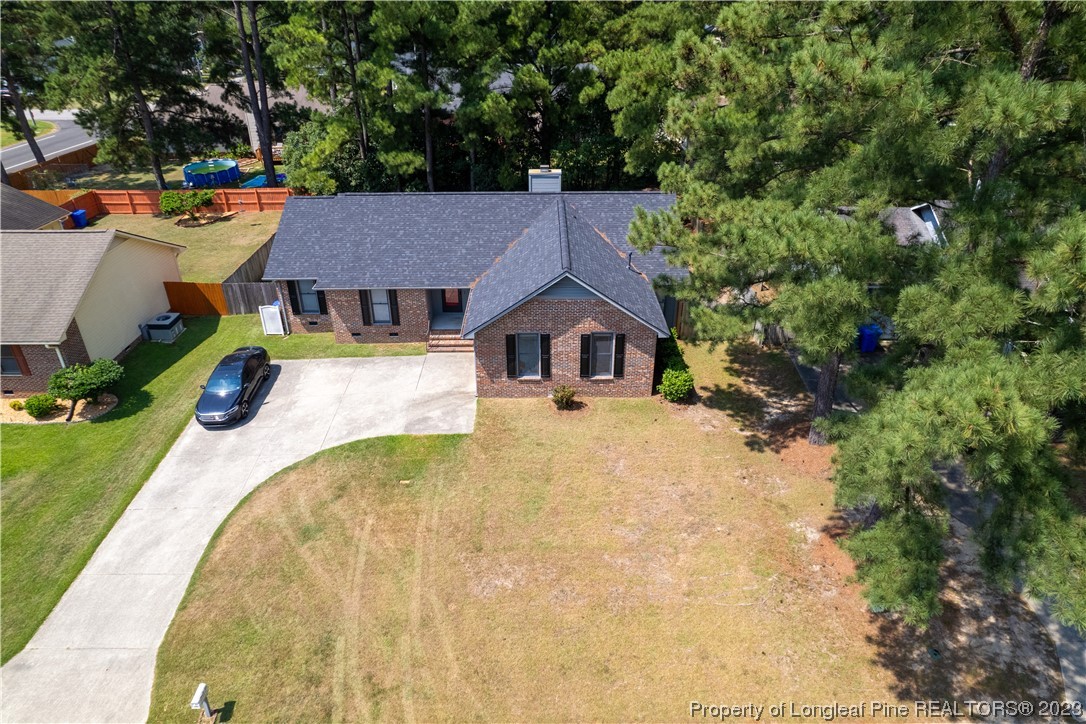 544 Blackbird Road Fayetteville, NC 28314 - Photo 4 of 36 a aerial view of a house with swimming pool