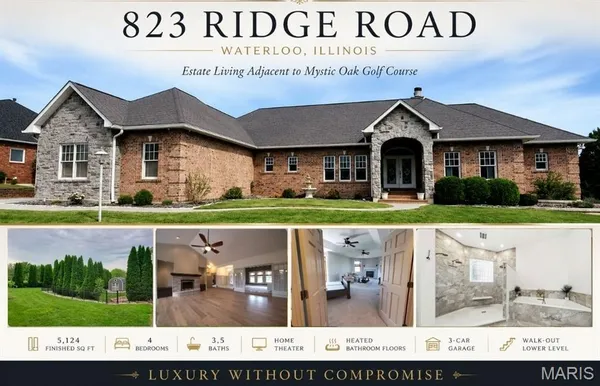 $637,000 | 823 Ridge Road, Waterloo, IL 62298