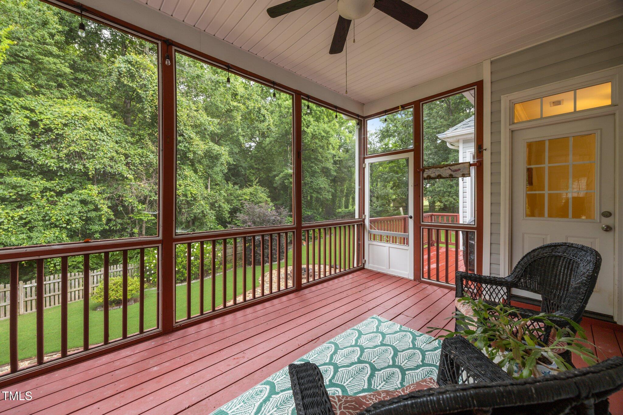 8116 Mosby Way Willow Spring, NC 27592 - Photo 38 of 43 Screened-in Porch
