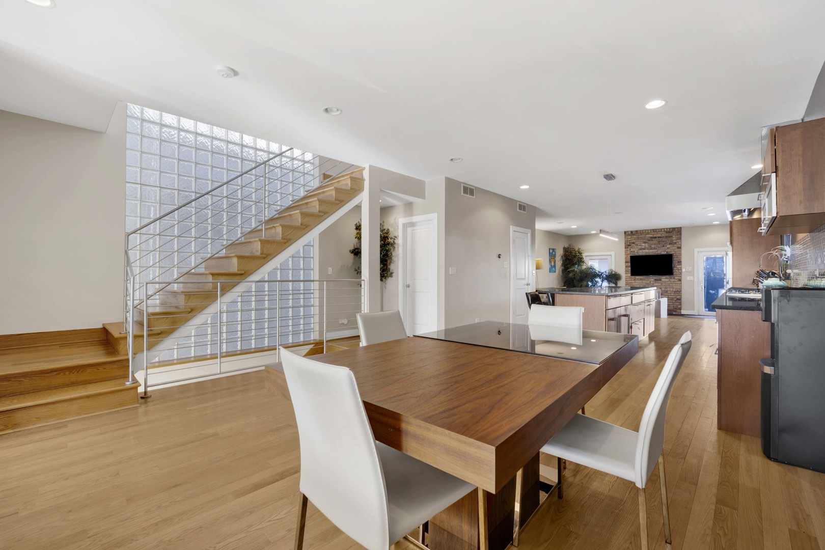 2648 West Homer Street Chicago, IL 60647 - Photo 8 of 49 a dining room with furniture and wooden floor