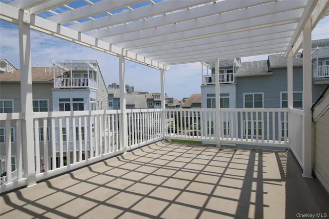 a view of a roof deck
