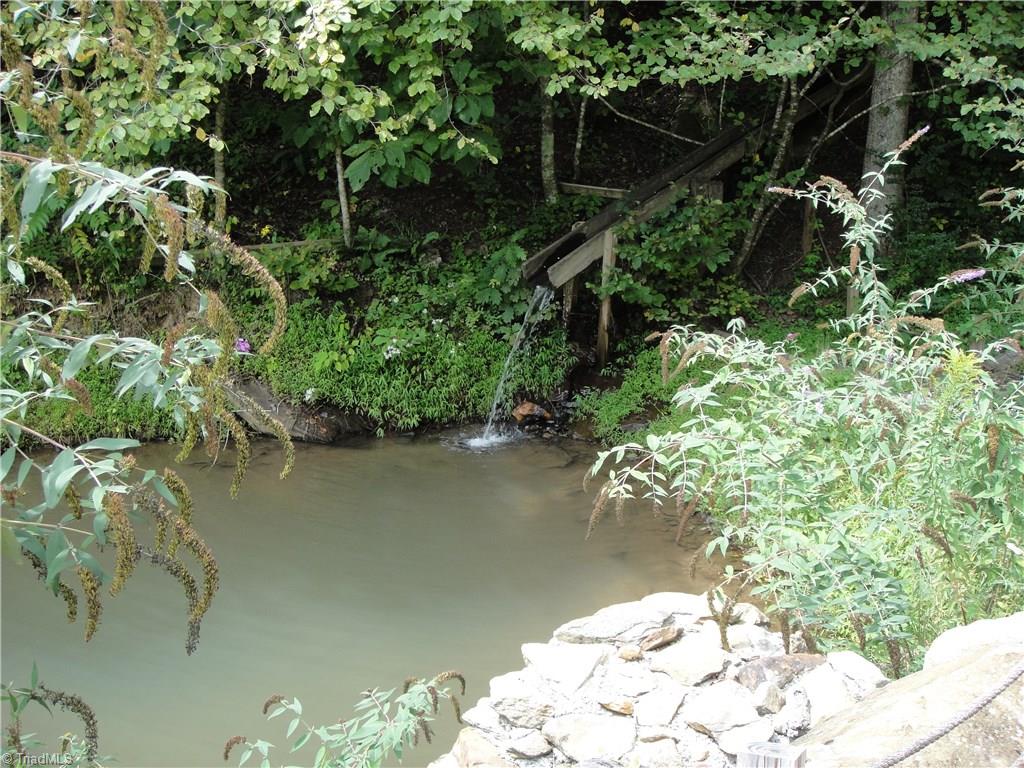 Lot 172 Blue Rock Road Purlear, NC 28665 - Photo 30 of 43 Retention Pond with Flume at Staghorn Falls.