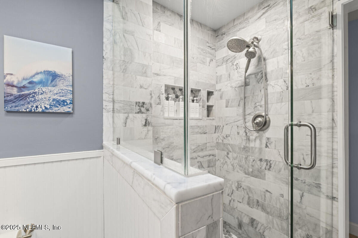 1901 Tanglewood Road Jacksonville Beach, FL 32250 - Photo 29 of 48 a bathroom with a shower