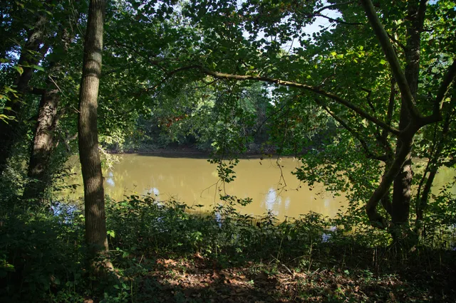 a view of an ocean and city