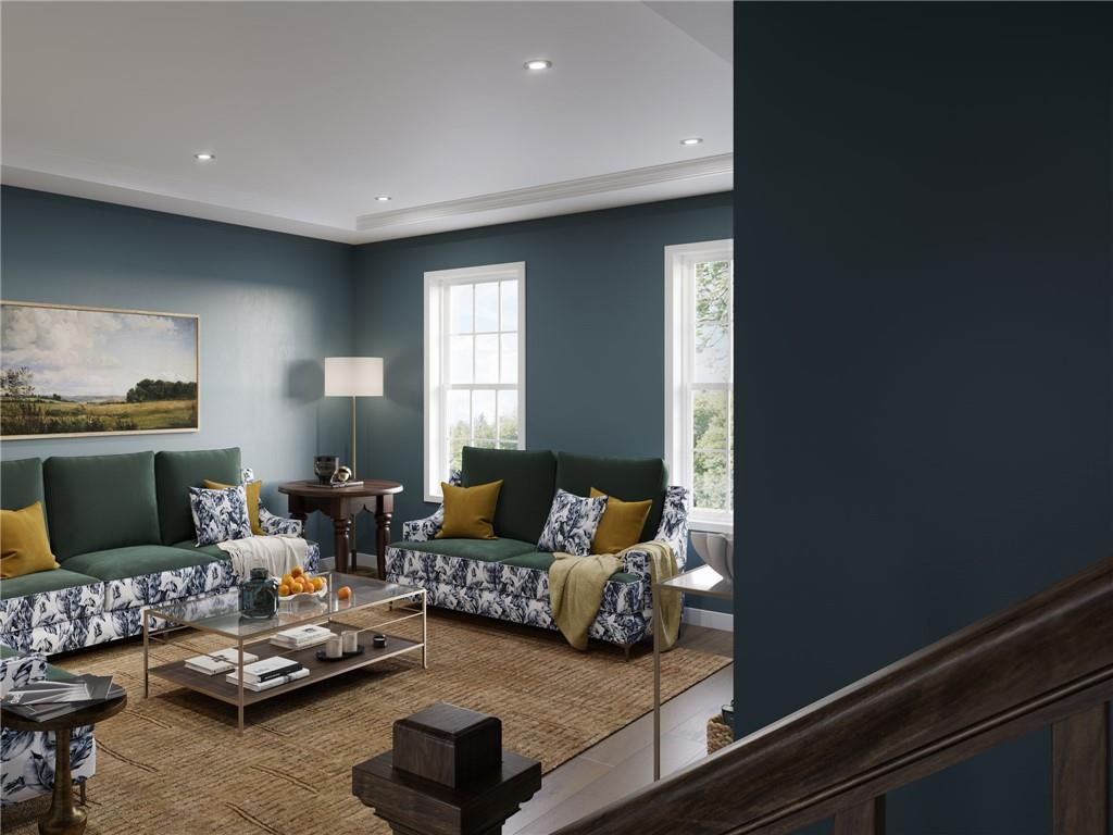 216 Oliver Way Cranberry Township, PA 16066 - Photo 5 of 30 a living room with furniture and a window