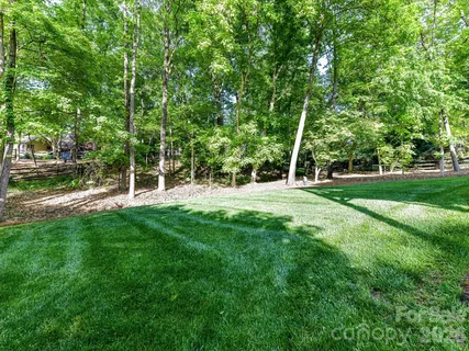 a view of park with trees
