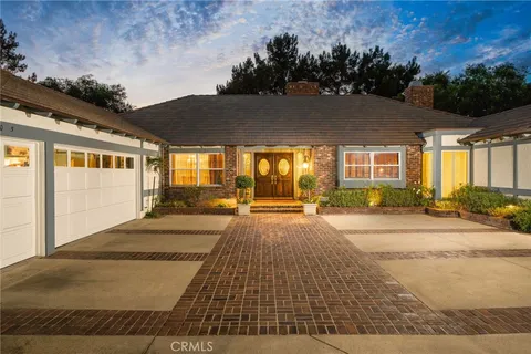 a view of a house with a patio
