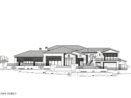 a house view with a outdoor space