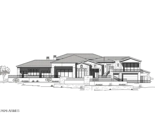 a house view with a outdoor space