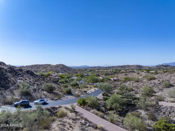 a view of a dry yard